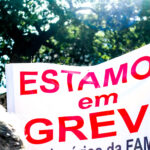 Protesto contra a retirada dos direitos previdenciários e trabalhistas